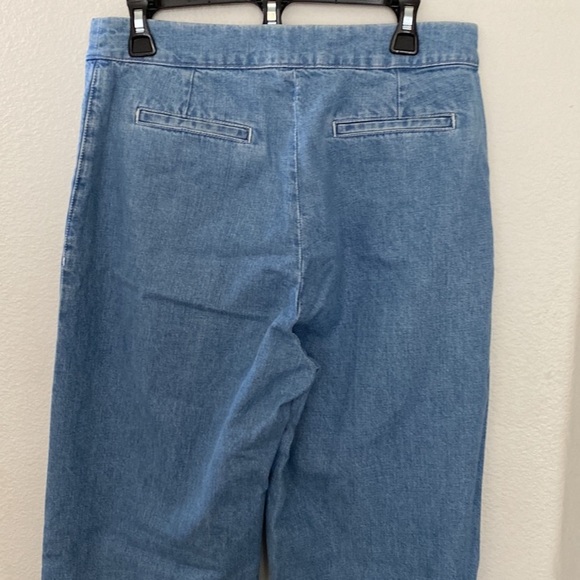 SEZANE Martin Trousers Chambray Organic Cotton - Picture 11 of 15